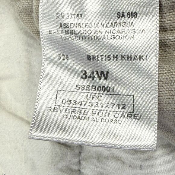 Savane Cargo Shorts Women Size 34W Tan Hook & Loop Pockets Comfort Elastic Waist - Picture 6 of 10